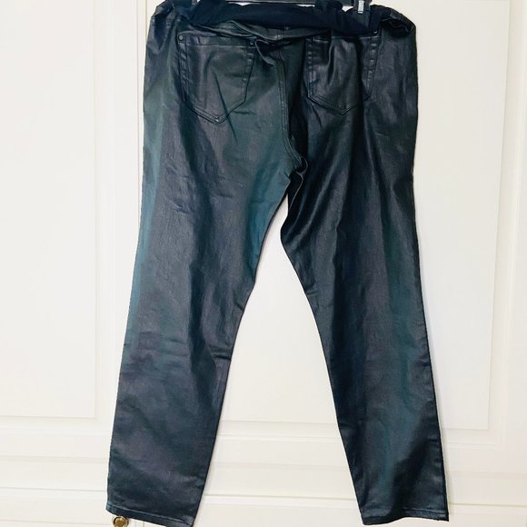Motherhood Indigo Blue Secret Fit Belly Coated Skinny Leg Ankle Jeans Bl… - Picture 5 of 10
